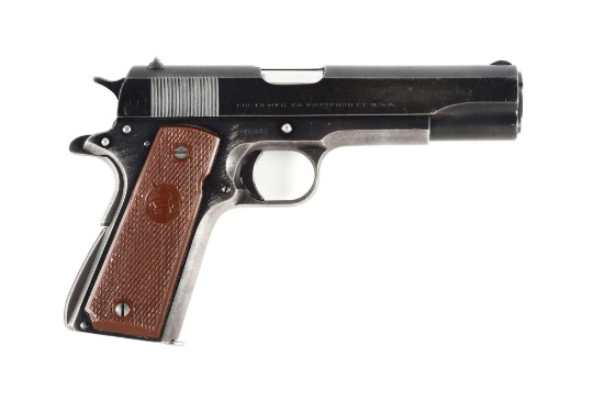 (C) Boxed Colt Model 1911-A1 (1949) .38 Super Semi-Automatic Pistol.
