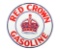 Red Crown Gasoline Porcelain Sign w/ Crown Graphic.