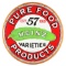 Restored Heinz Pure Food Products w/ Pickle Graphic Porcelain Sign.