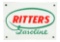 Ritters Gasoline Porcelain Pump Plate.