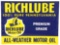 Richlube Motor Oil All-Weather Motor Oil Tin Sign.