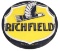 Richfield w/ Art Deco Eagle Graphic Porcelain Sign w/ Added Neon.