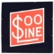 Soo Line Railroad Porcelain Sign.