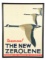 Very Rare The New Zerolene w/ Flying Geese Graphic Paper Poster.