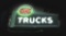 Complete GMC Trucks Porcelain Neon Sign w/ Bullnose.
