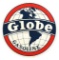 Globe Gasoline Tin Sign w/ Globe Graphic.