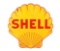 Shell Gasoline Porcelain Clam Shaped Sign.