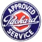 Approved Packard Service Porcelain Sign.