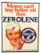 Zerolene Motor Oil Framed Paper Advertising Poster.