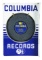 Columbia Records Porcelain Flange Sign w/ Die-Cut Record Insert.