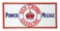 Red Crown Gasoline Power Mileage Porcelain Sign w/ Crown Graphic.