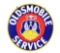 Oldsmobile Service w/ Crest Graphic Porcelain Sign.