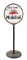 Mobiloil Ask Here For Gargoyle Mobiloil Porcelain Lollipop Sign.