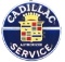 Cadillac Authorized Service Porcelain Sign w/ Added Neon.