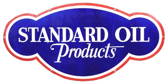 Standard Oil Products Porcelain Cloud Sign.