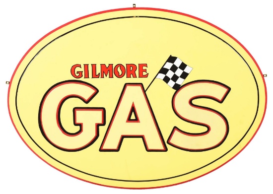 Reproduction Gilmore GAS Carved Wooden Sign.