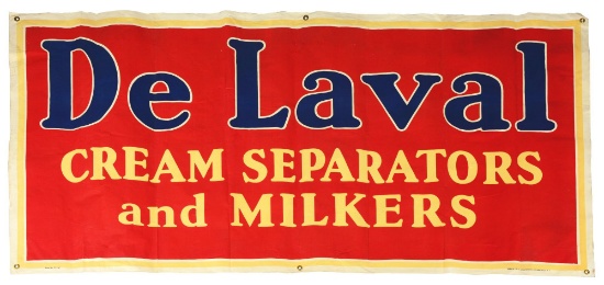 De Laval Cream Separators And Milkers Cloth Banner.