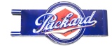 Complete Packard Porcelain Die-Cut Neon Sign w/ Hub Cab Graphic.