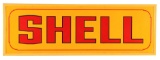 Shell Gasoline Porcelain Strip Sign w/ Added Wood Frame.