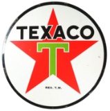 Texaco Porcelain Service Station Identification Sign.