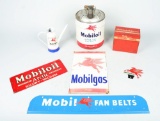 Lot Of 7: Mobil & Mobilgas Advertising Items.
