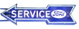 Complete Ford Service Arrow Porcelain Neon Sign.