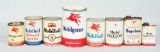 Lot Of 8: Mobiloil Cans.