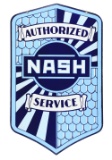 Nash Automobiles Authorized Service Porcelain Sign.