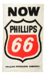 Phillips 66 Gasoline Cloth Banner.
