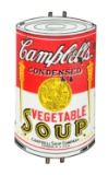 Campbell's Vegetable Soup Curved Porcelain Sign.