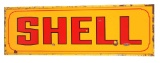Shell Gasoline Porcelain Sign w/ Original Metal Frame.