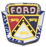 Ford Jubilee Die-Cut Shield Porcelain Neon Sign.