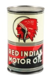 Red Indian Motor Oil Imperial Quart Can.