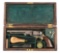 (A) Cased Colt Model 1862 6 - 1/2