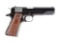 (C) High Condition Colt Super .38 Fat Barrel Semi-Automatic Pistol (1950 Wolf & Klar).