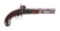 (A) U.S. Model 1836 Gedney Patent Conversion Pistol with Self-Priming Hammer.