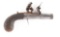(A) Diminutive Flintlock Screwbarrel Pistol by Constable of Philadelphia.