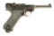 (C) Krieghoff 1944 Date Luger Semi-Automatic Pistol.
