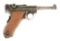 (C) 1905 DMW Dutch Prototype Luger Semi-Automatic Pistol.