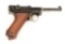 (C) 1920 Commercial DWM Luger Semi-Automatic Pistol.