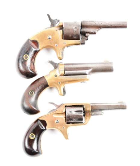 (A) Lot of Three Antique Colt Handguns.