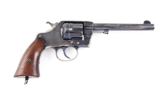 (C) U.S. Colt Model 1901 Revolver with Holster.