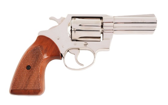 (M) Rare MIB Colt Detective Special 3" Nickel Revolver.