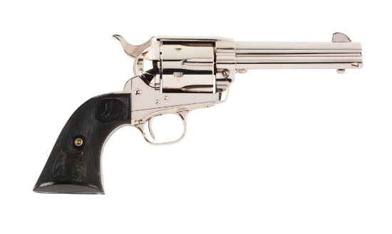 (M) MIB Colt Single Action Army Nickel Revolver.