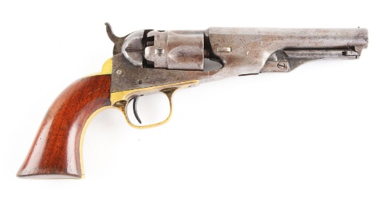 (A) Colt Model 1862 Police Percussion Revolver.