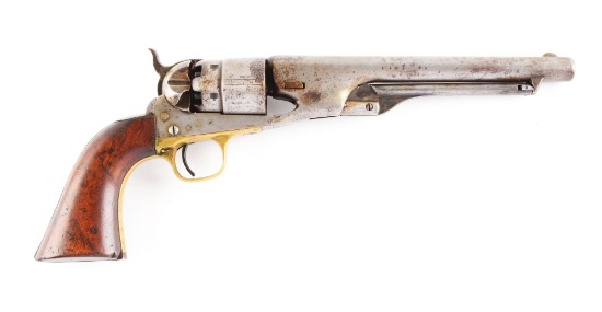 (A) Colt Model 1860 Army Percussion Revolver.