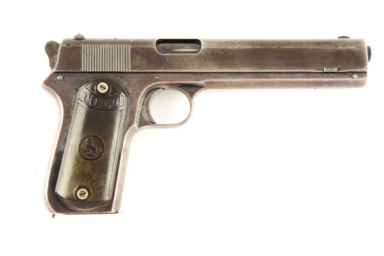 (C) Colt 1902 Sporting Model Semi-Automatic Pistol.