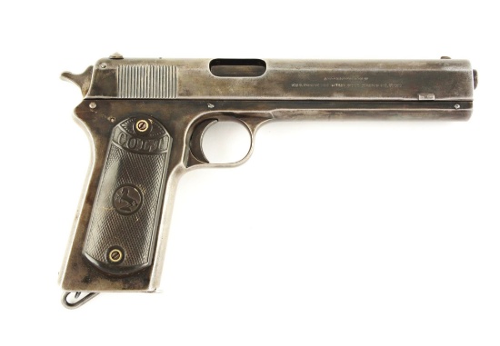 (C) Colt 1902 Military Model Semi-Automatic Pistol.