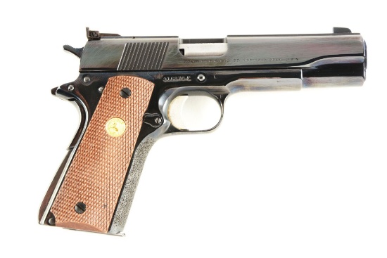 (C) Colt Model 1911-A1 National Match Mk III Mid-Range .38 Special Semi-Automatic Pistol.