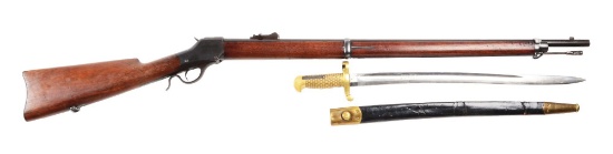 (A) Winchester Model 1885 High Wall Musket.